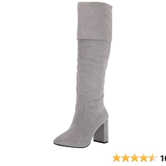 New, $350, Cole Haan, "Tess" Gray Suede Cuff Boot - 9 - Picture 1 of 8